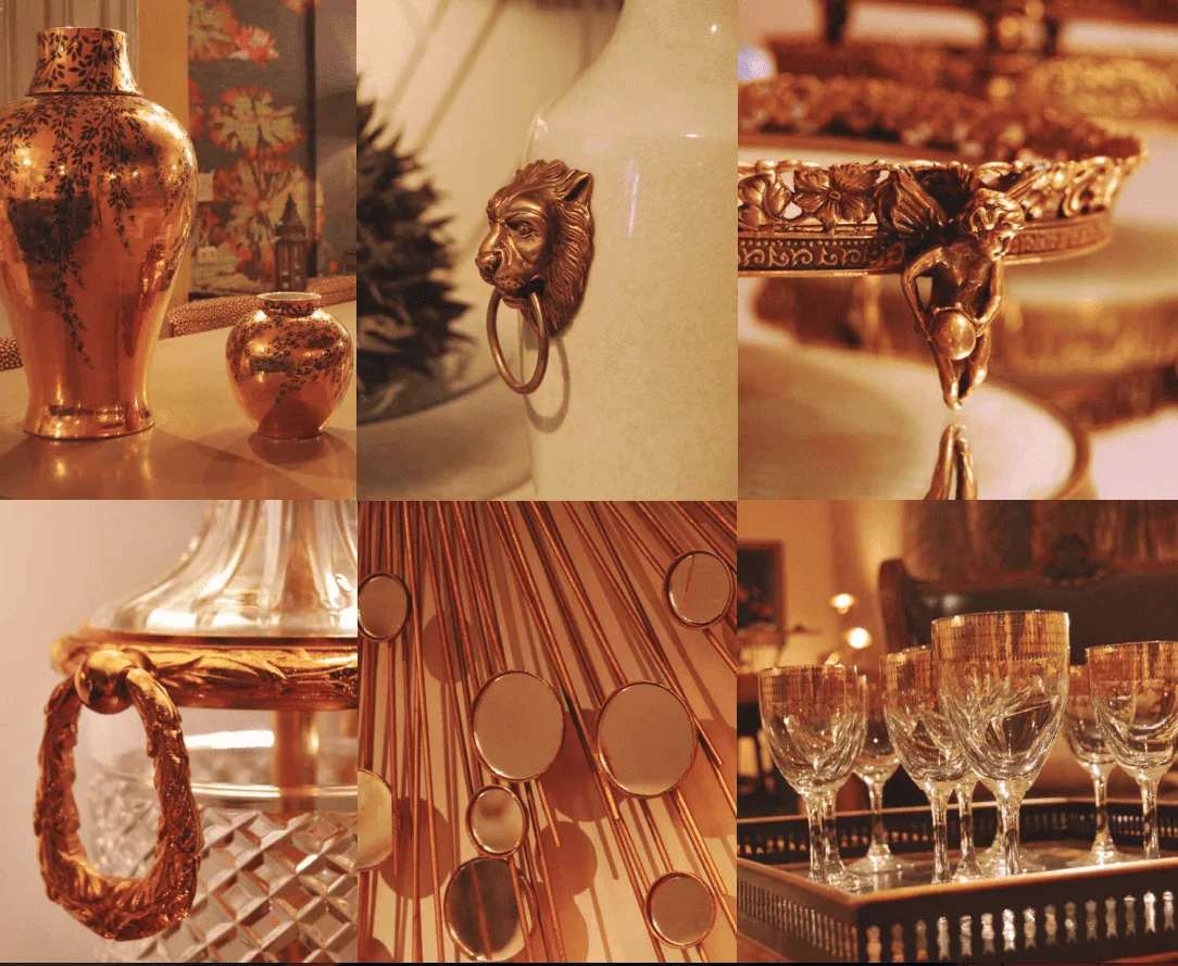 decoración que vale oro